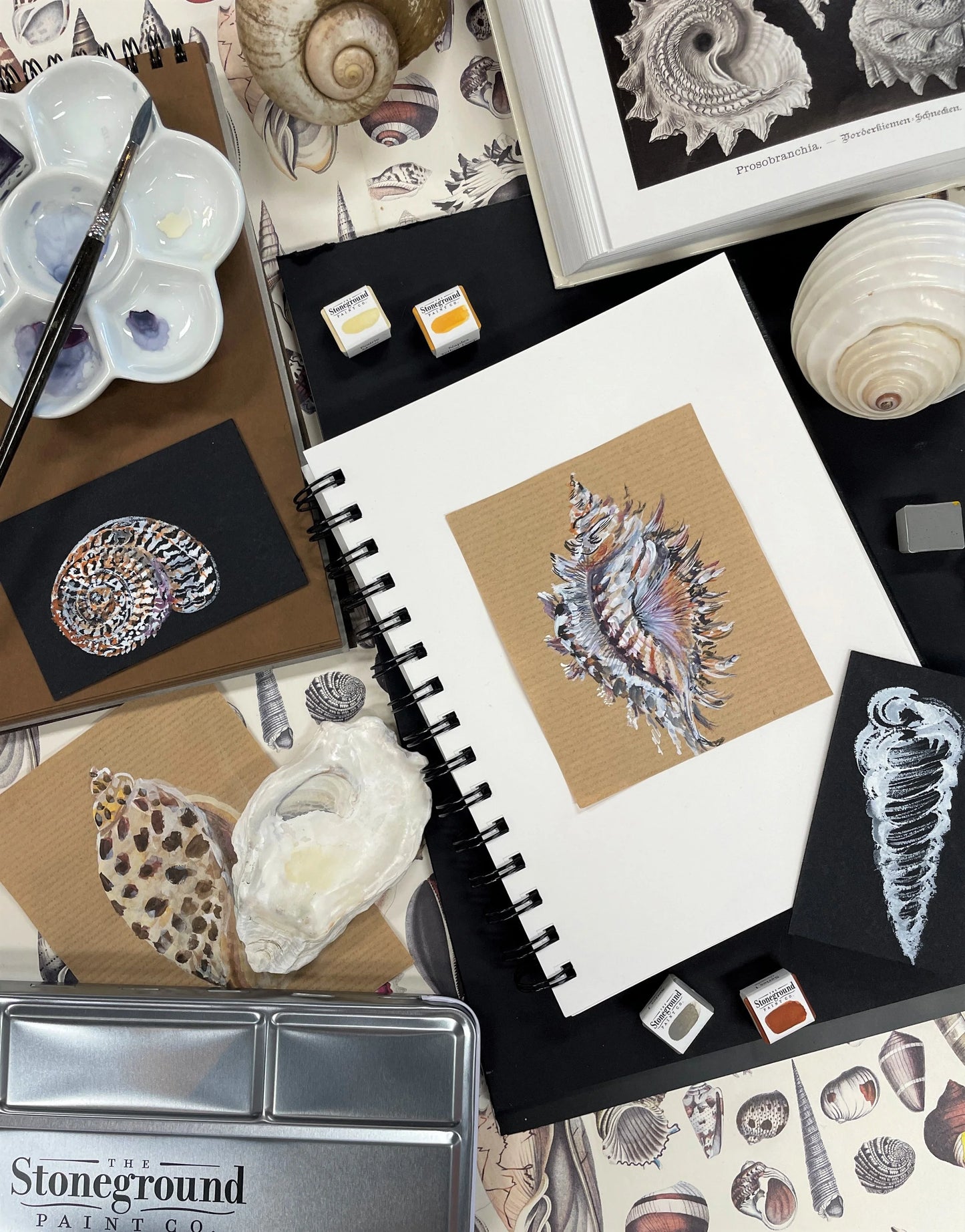 Traditional and Modern Gouache Collection