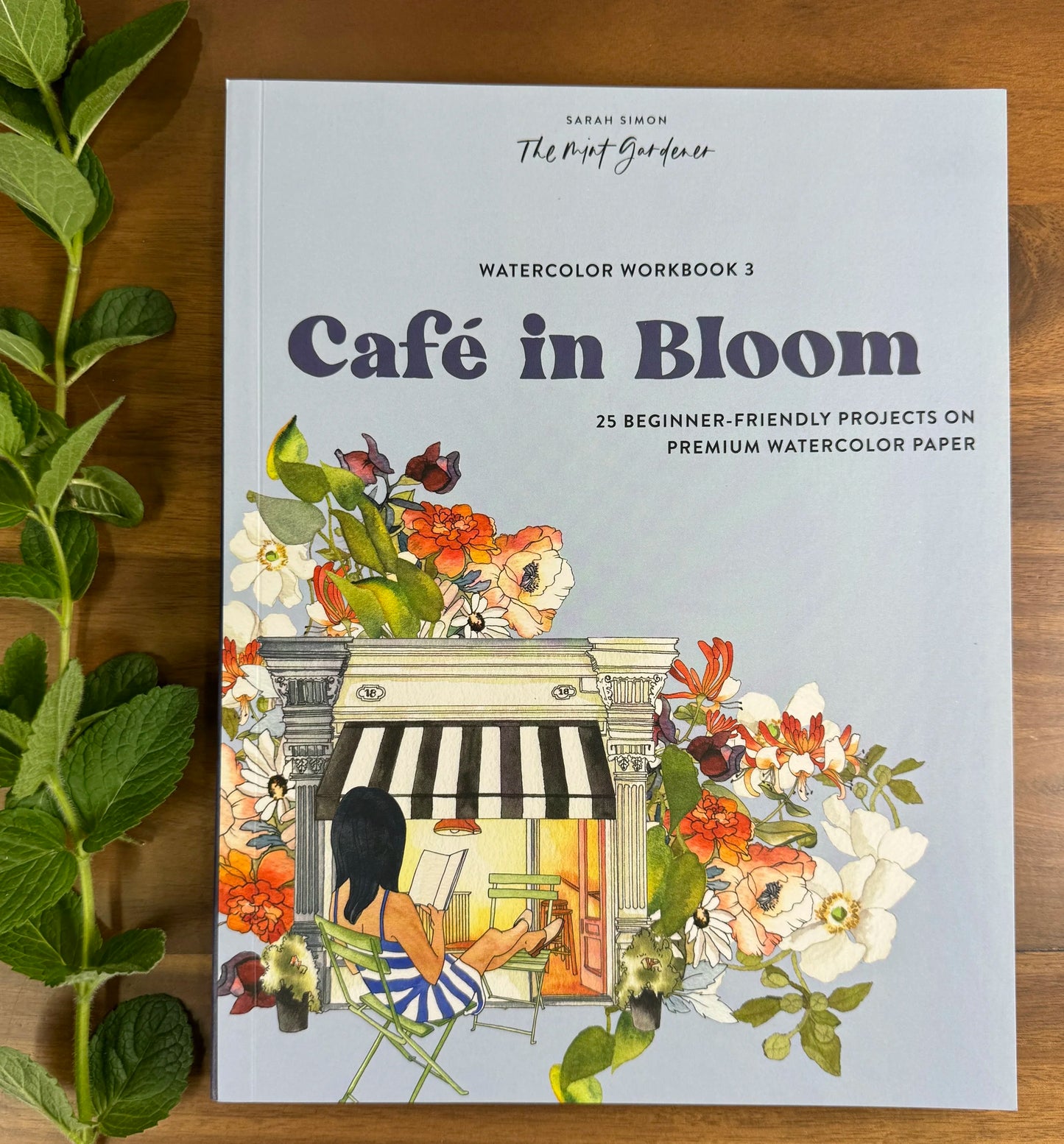 Watercolor Workbook 3 - Cafe in Bloom