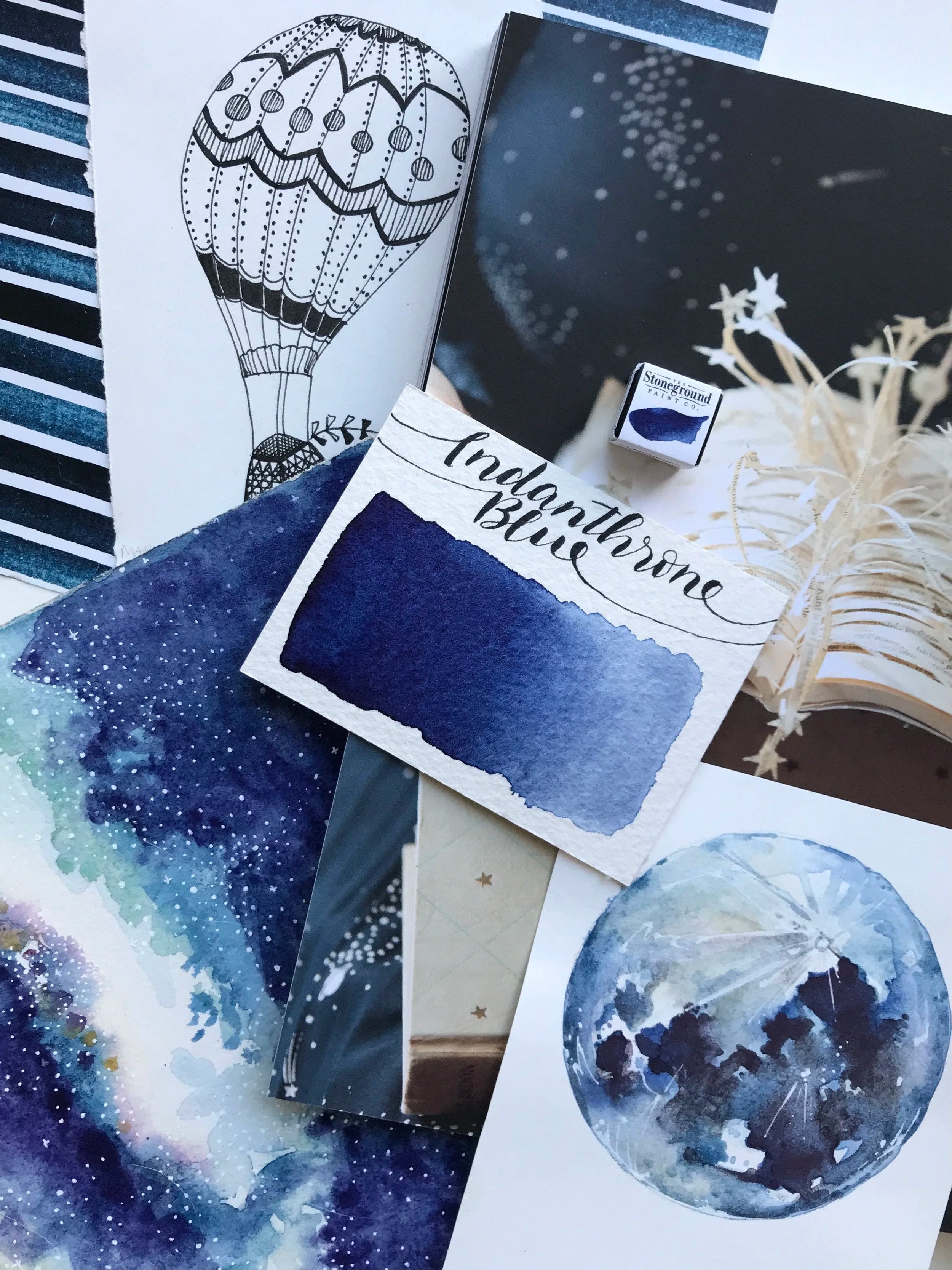 Indanthrone Blue – Stoneground Paint Company