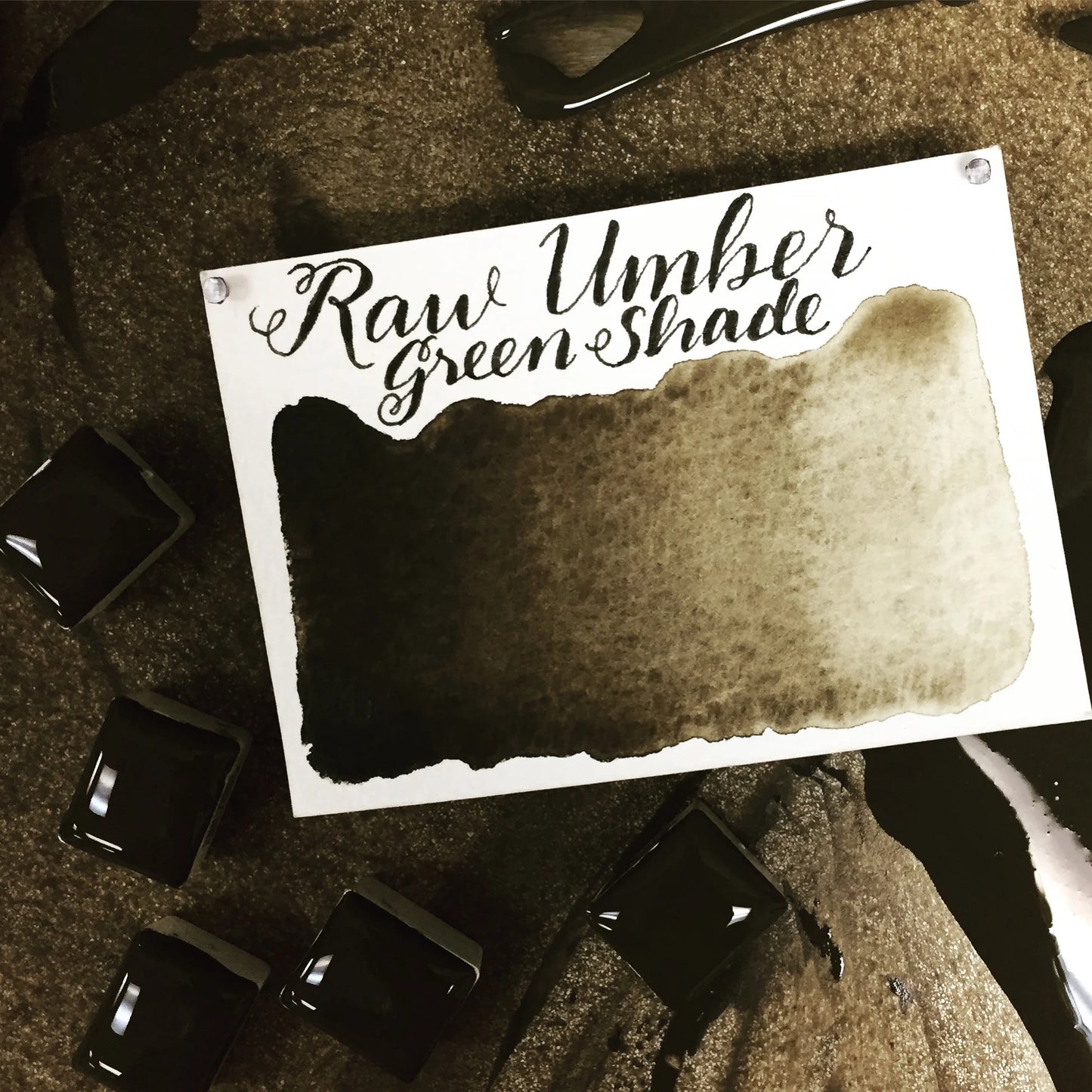 Raw Umber Green Shade